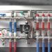 hvac under floor heating system pipes and fittings